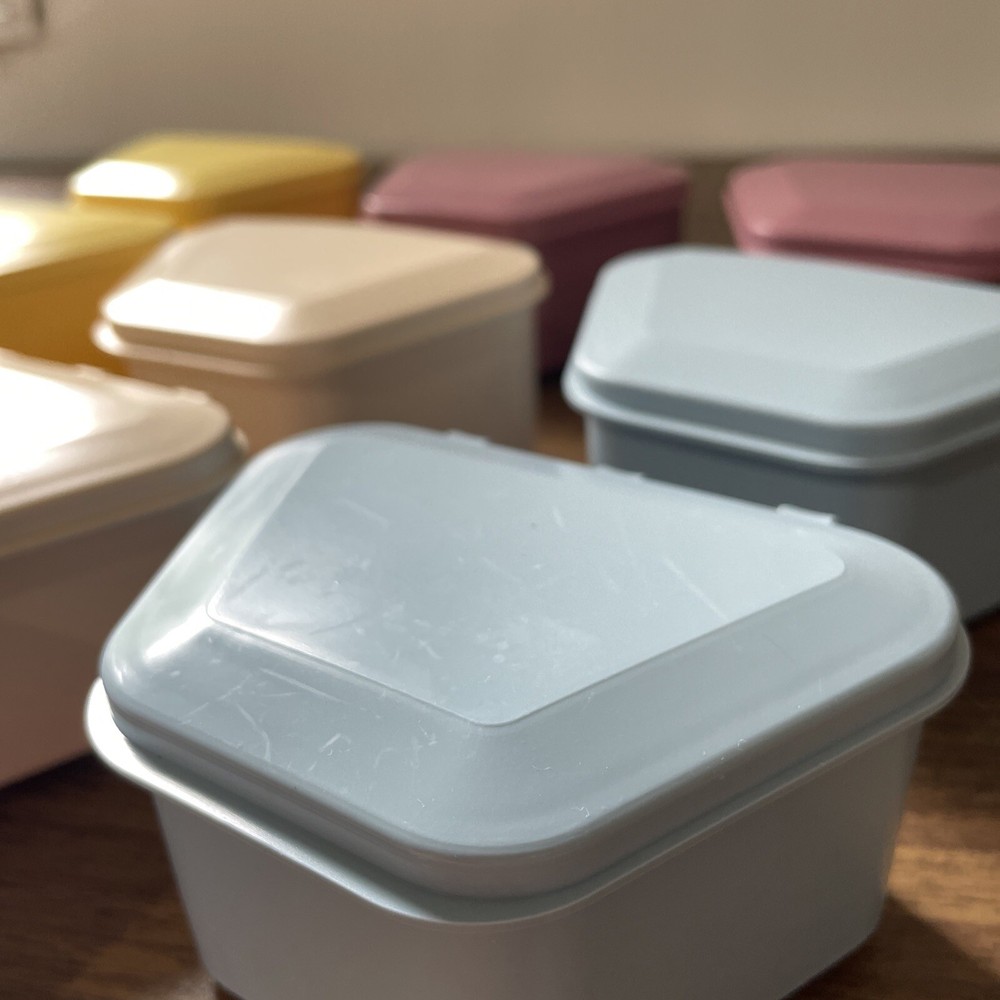 Denture Storage Box - Assorted Colors - Plastic - By Keystone