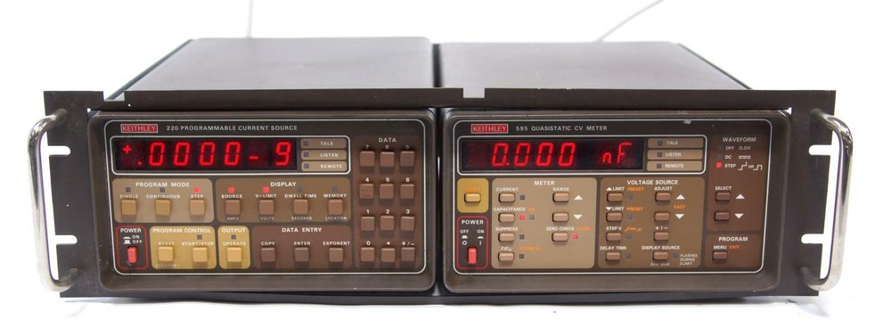 Keithley 595 Quasistatic CV Meter with Keithley 220 Programmable Current Source