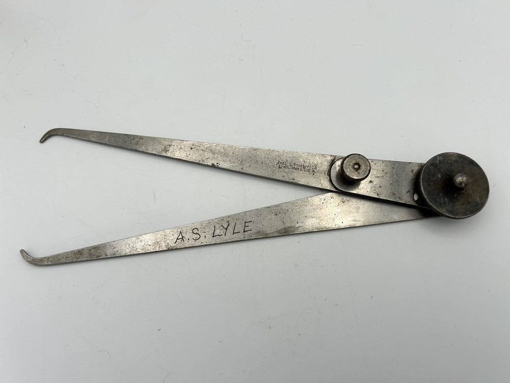 Starrett 39-8 Lock Joint Inside Caliper 8"