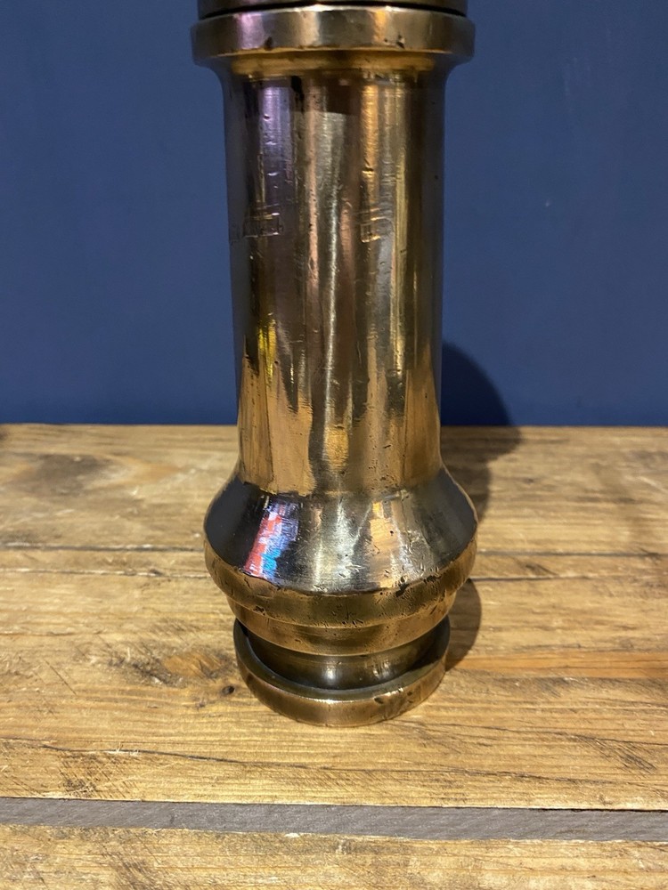 Antique Solid Brass Fire Hose Nozzle