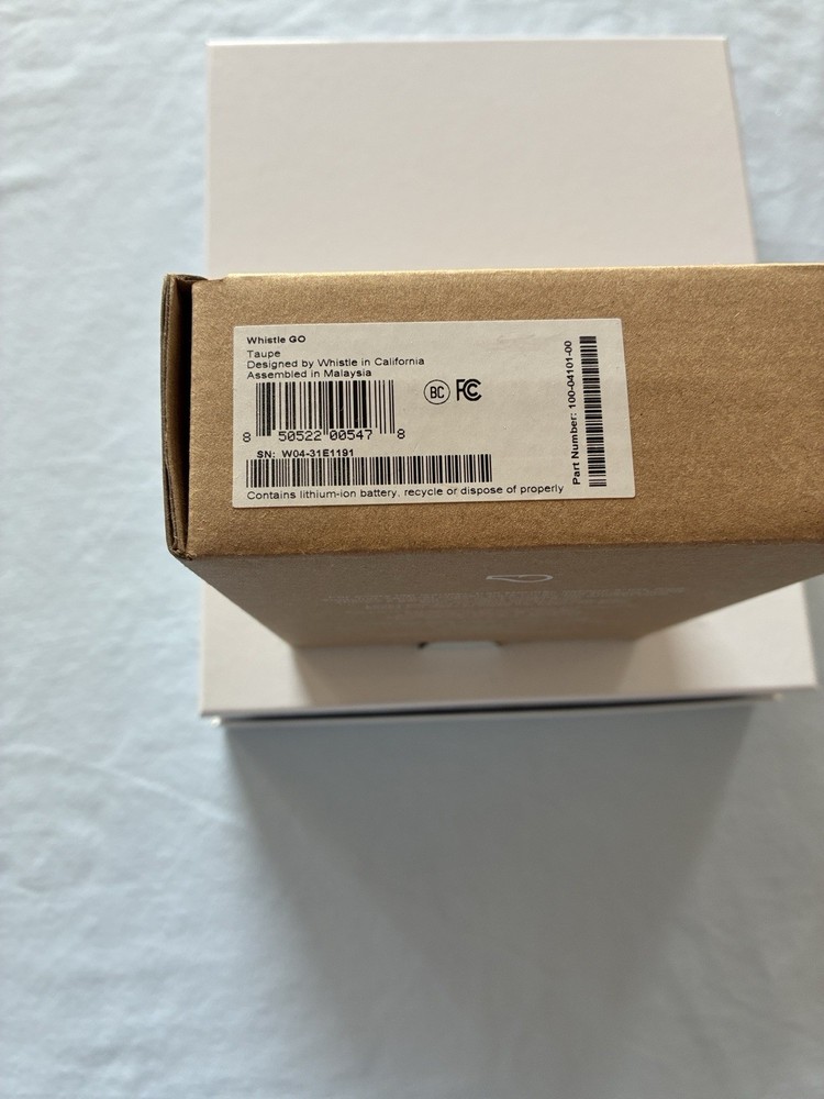 Whistle GO Pet Tracker Device Box for Pets