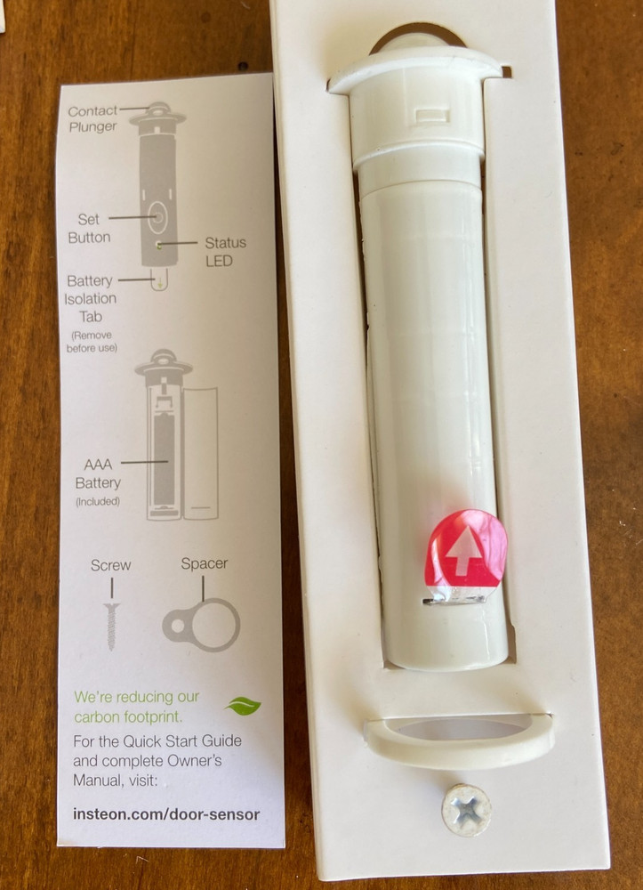 New INSTEON Smarthome HIDDEN DOOR SENSOR Model 2845-222