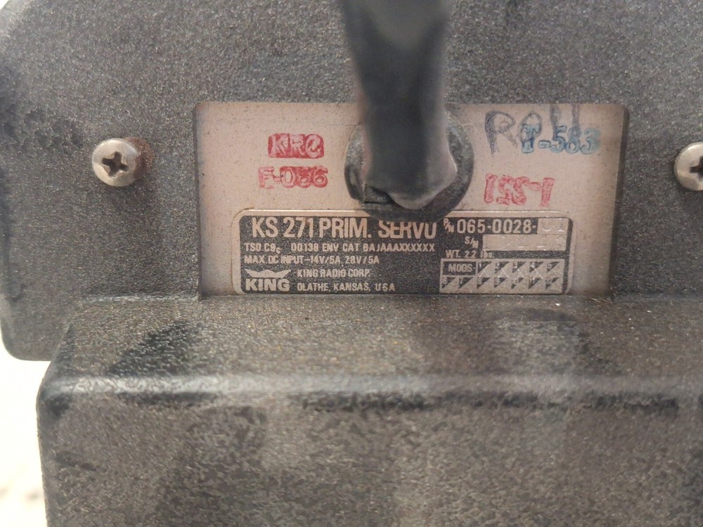 Bendix King KS271 Primary Servo - P/N: 065-0028-01