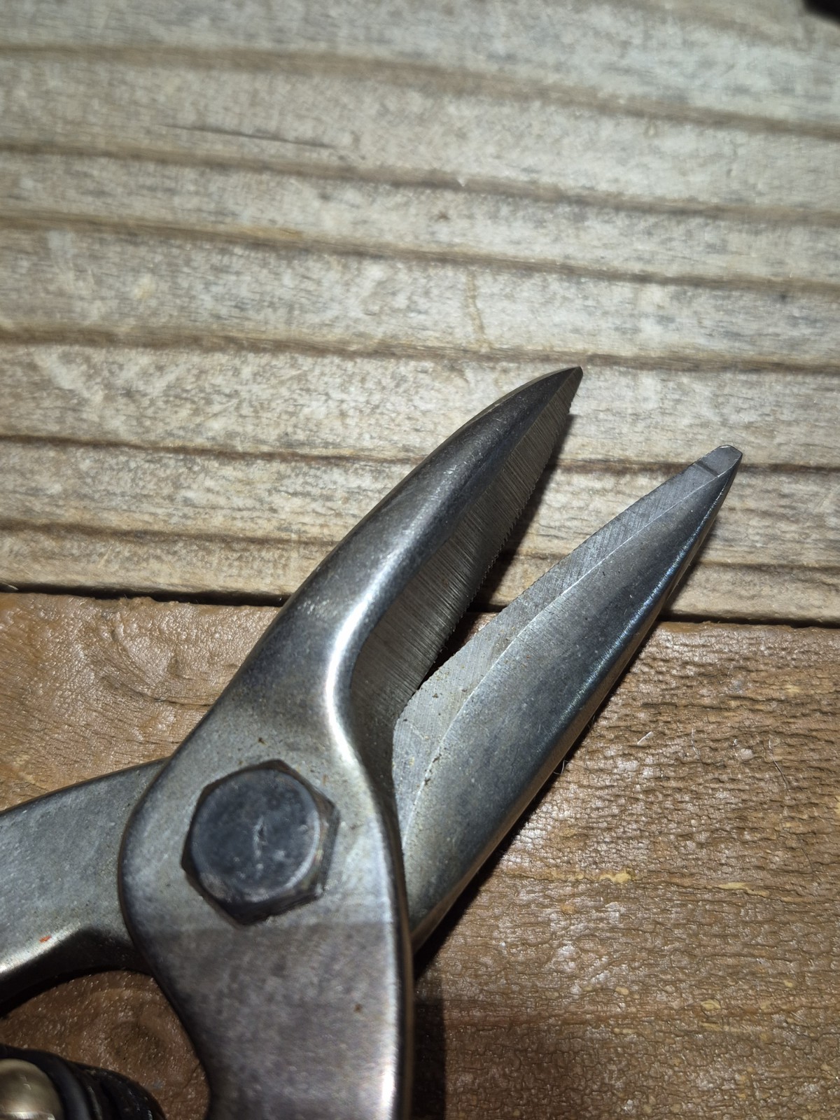 2 DAYTON Tin Snip Straight & Right Cut Aviation Sheet Metal Made U.S.A. Sharp