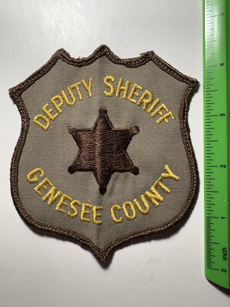 Genesee County Michigan Sheriff Patch ~ Vintage