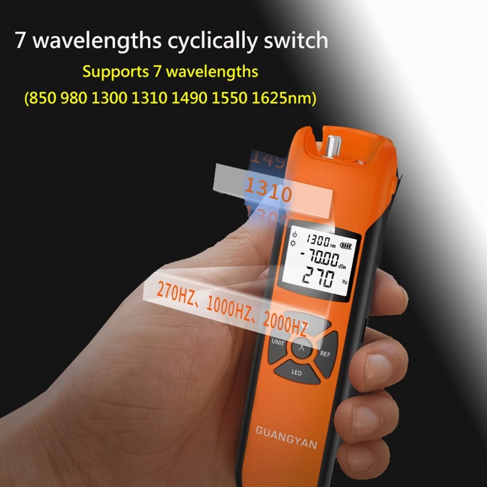 Optical Power Meter High Precision Fiber Optic Cable Tester FTTH 9116