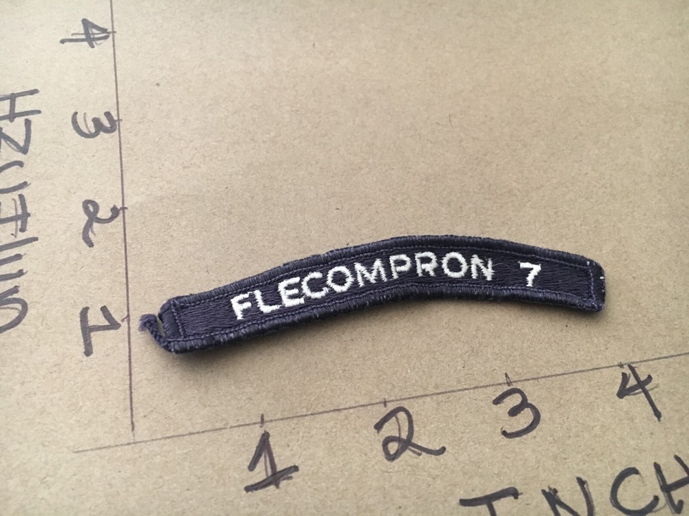 US NAVY SHOULDER STRIP TAB rocker Patch Flecompron 7