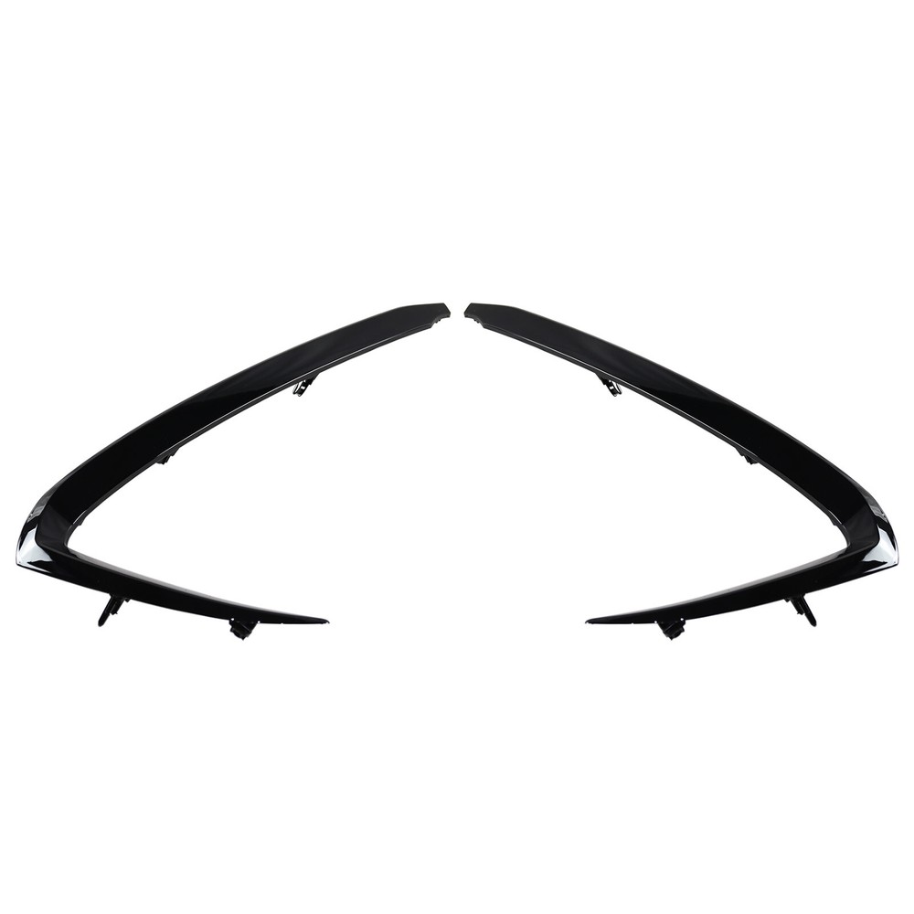 Bumper Trim Set Fits 2016-2022 Mazda CX-9 Front Driver & Passenger Side Black