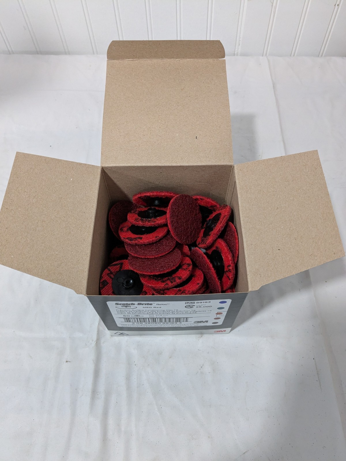 (50) 3M Quick-Change Disc: Roloc TS, 2" Dia, Premium Ceramic Alumina 7100264447