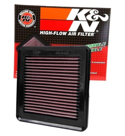 High-Flow Original Lifetime Engine Air Filter: Increase Power: Premium,