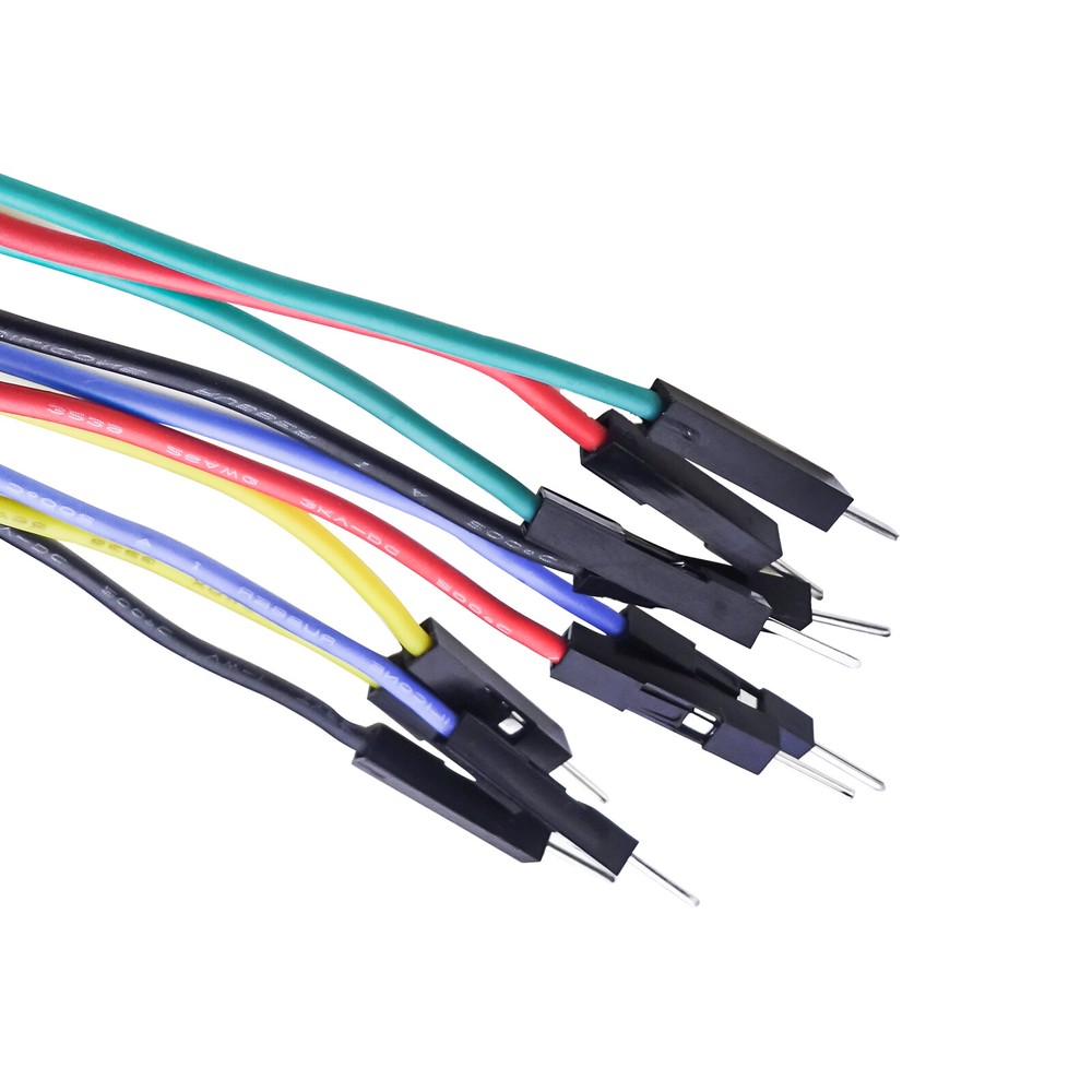 Peakelect Stackable Banana Plug to Breadboard Jumper Wire Soft Flexible Silicone