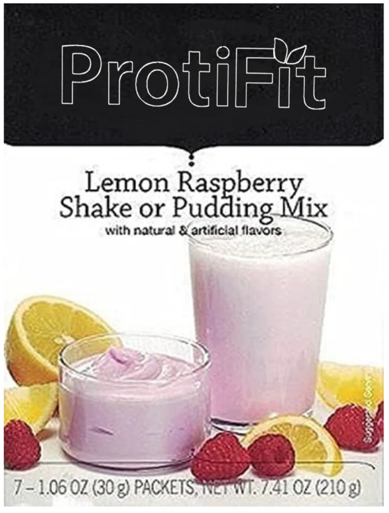 Proti Fit Lemon Raspberry Pudding Shake Meal Replacement