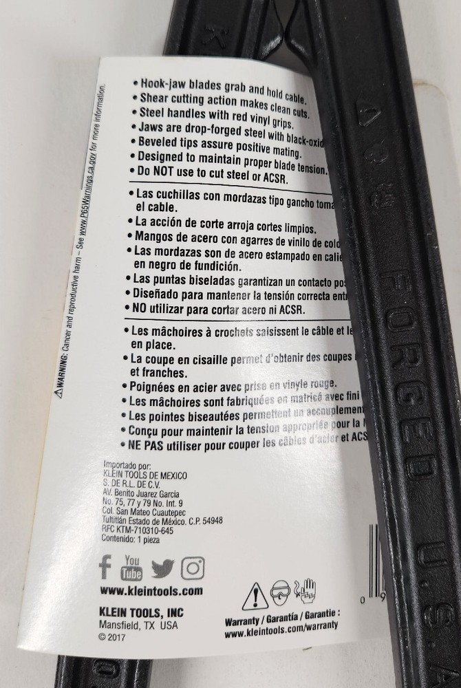Klein Tools 16" Utility Cable Cutter #63035-SEN