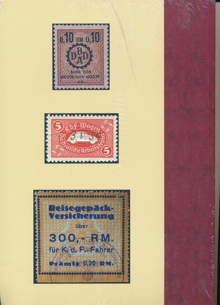 Book Stamps Catalogue 3rd Reich Deutsche Arbrietsfront Revenues DAF VW 1933-1945