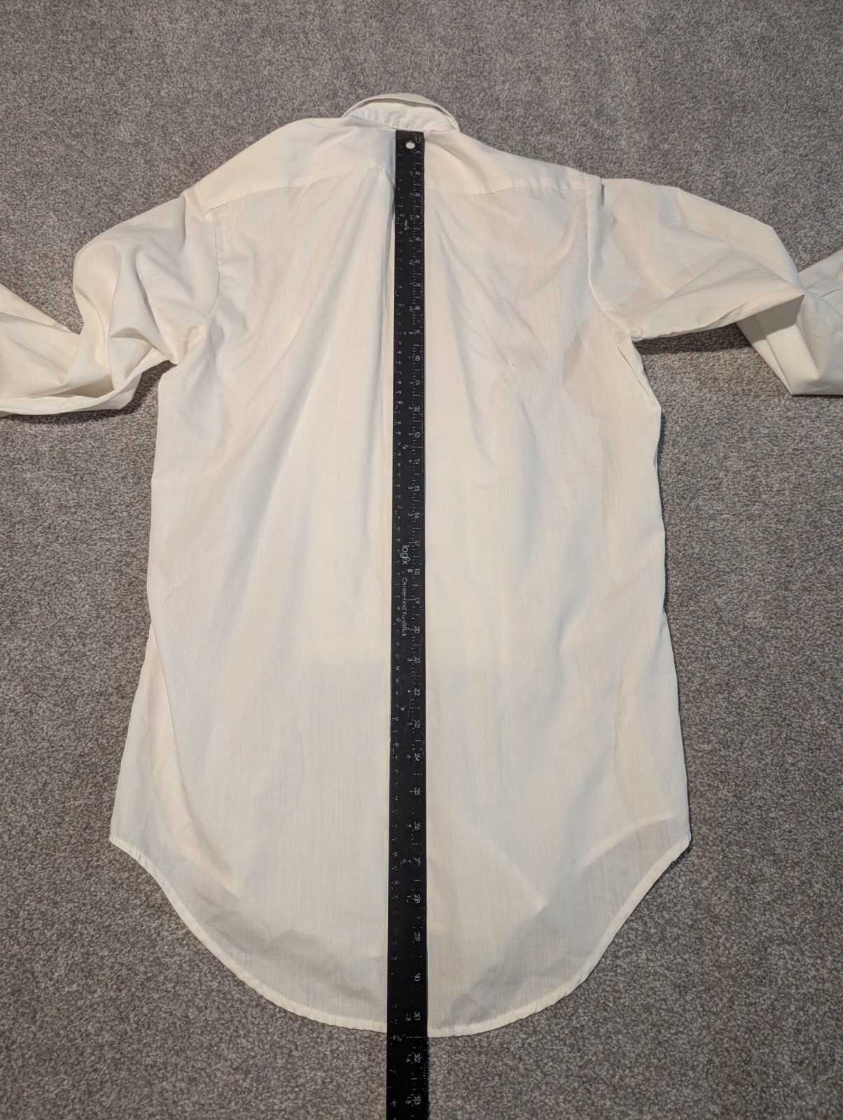 Vintage After Six Tuxedo Shirt Mens S4 White Ruffle Front