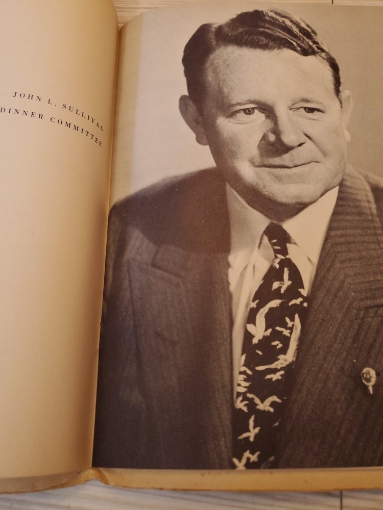 1951 Jefferson Jackson Dinner Program Includes Menu Democratic Fundraiser RARE A