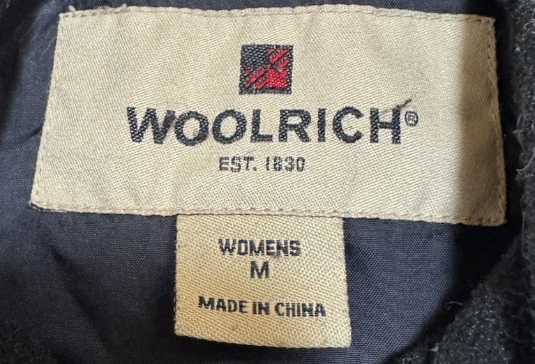 Woolrich Women’s Sz M Ruby Hazelnut Heather Wool Jacket Full Zip Coat Lined