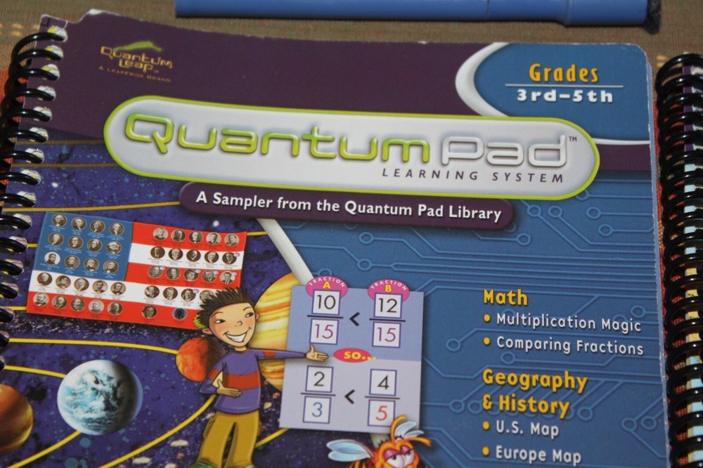 Quantum Pad Geography Lot And Sampler grades 3-5 Math Science Reading -YS5 -9