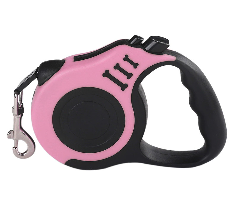 16.5FT Automatic Retractable Dog Leash Pet Collar Automatic Walking Lead