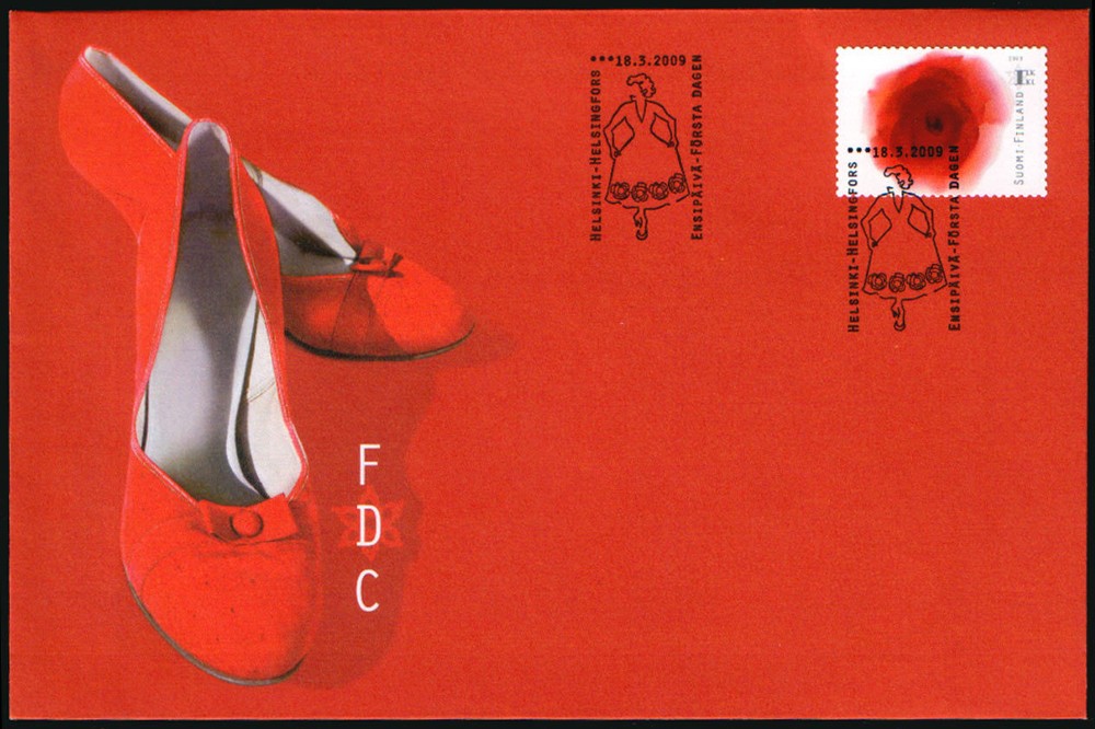 Finland FDC 2009 Flower Rose Blossom Mint