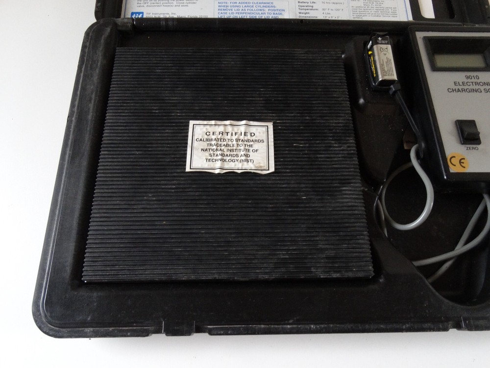TIF 9010 Electronic Refrigerant Charging Scale