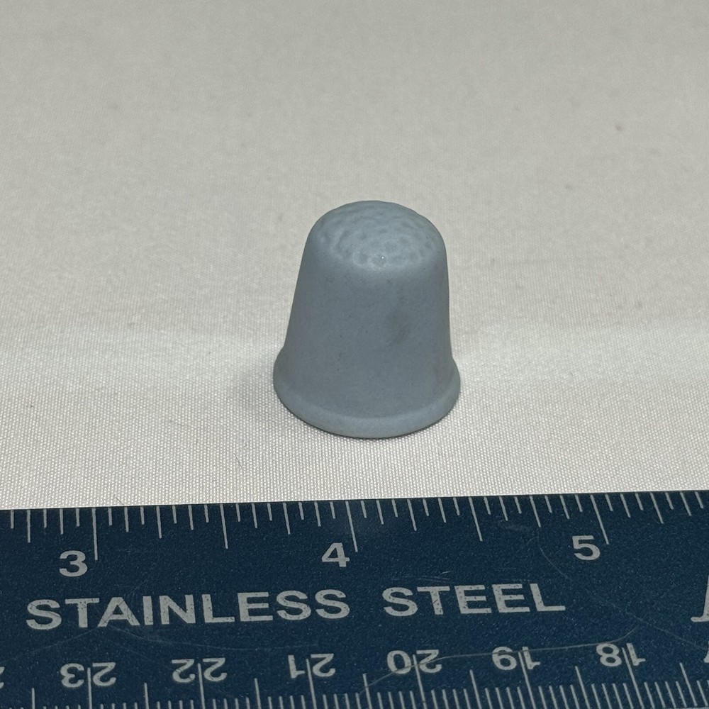 Blue Jasperware Thimble Porcelain China