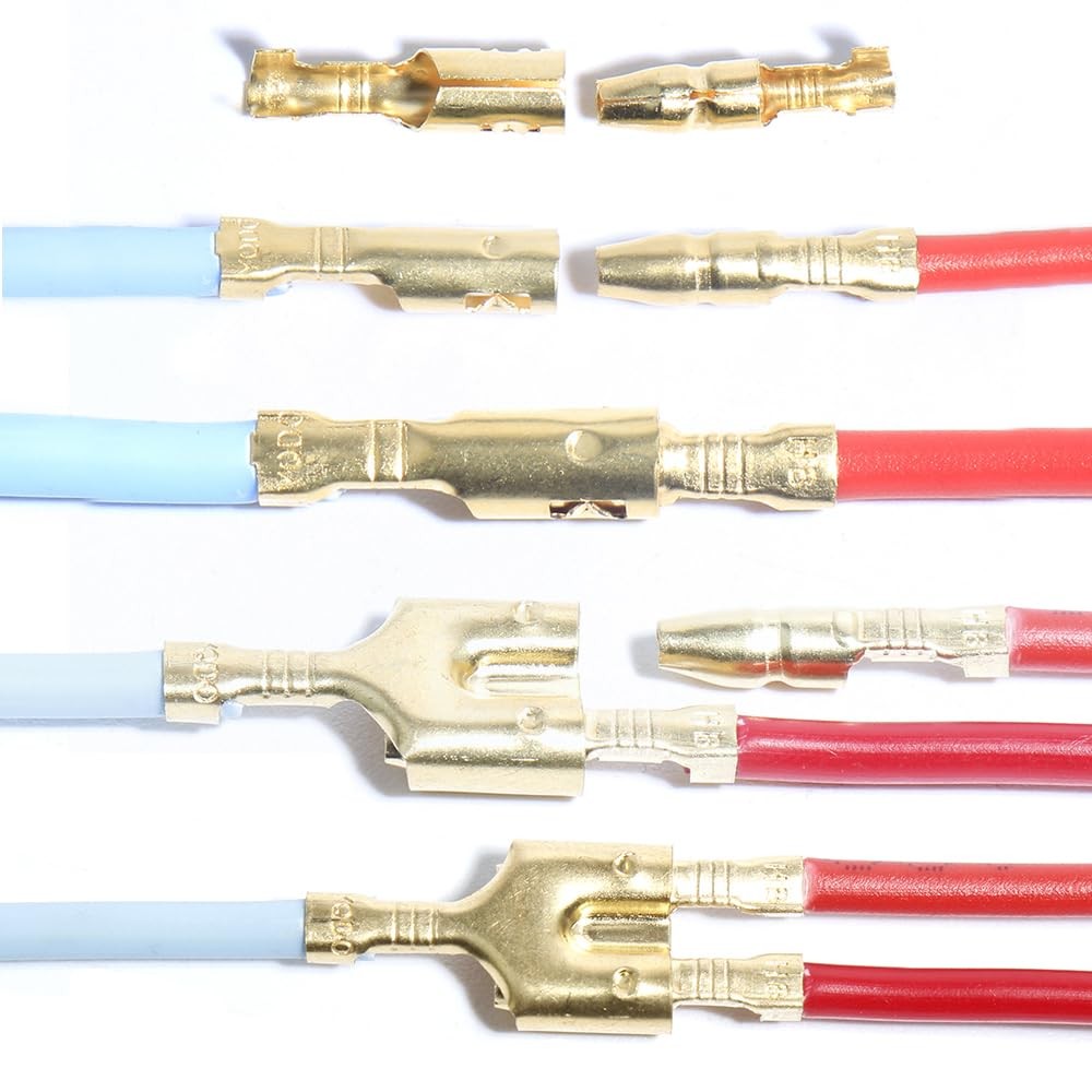 4.0mm Bullet Terminals, Docking Quick Connector, Insulating Sleeves, Brass