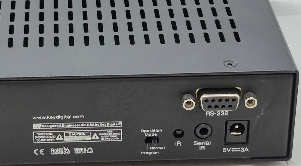 Key Digital KD-4x2CS 4 Input 2 Output HDMI Matrix Switcher