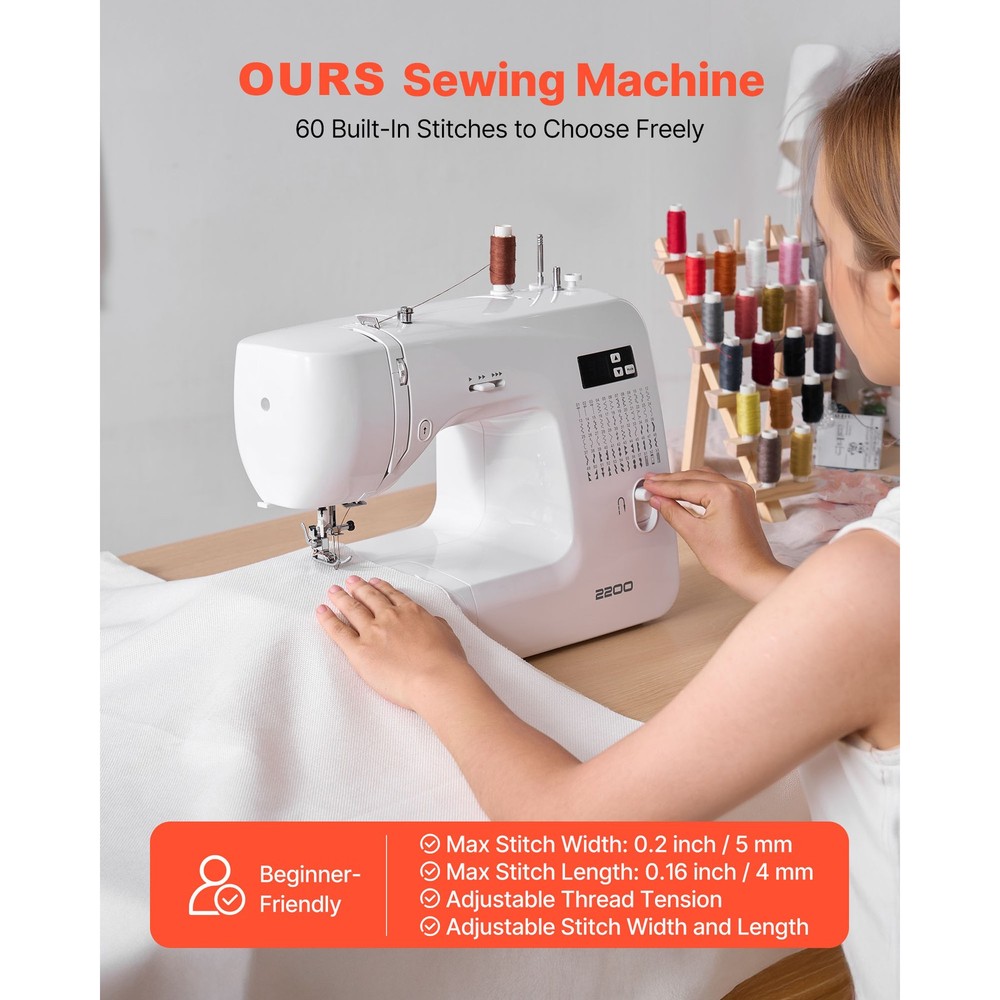 Computerized Sewing Machine Digital Sewing Machine 60 Stitch Applications