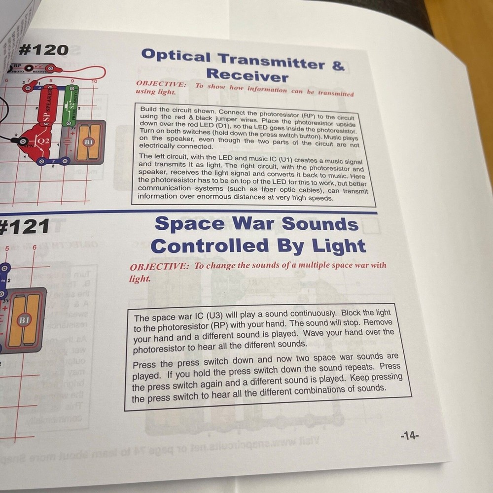 Snap Circuits by Elenco Projects 102-305 Instruction Manual