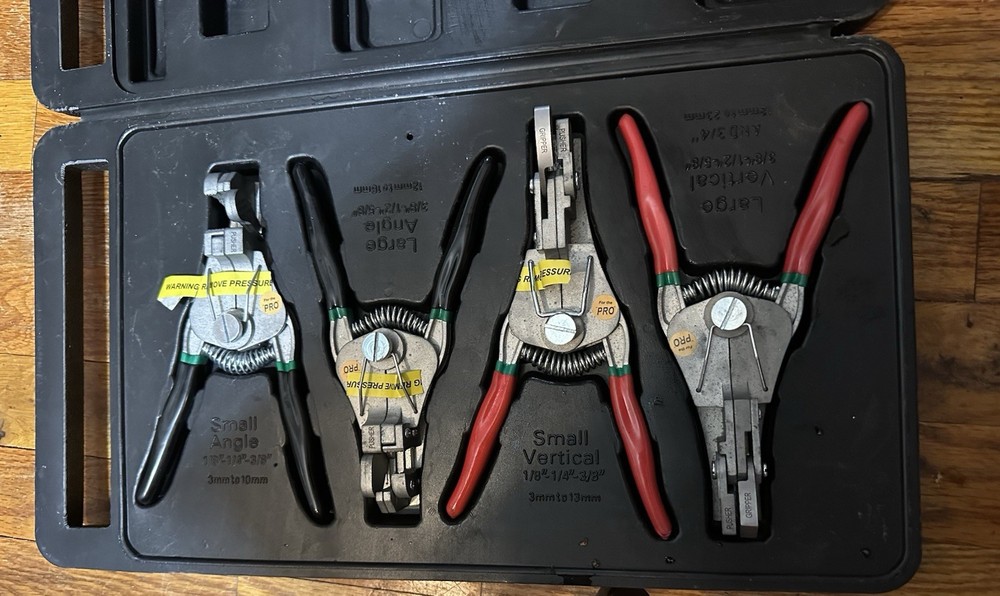 Ratchet Master Quick Release Pliers 4 Pc