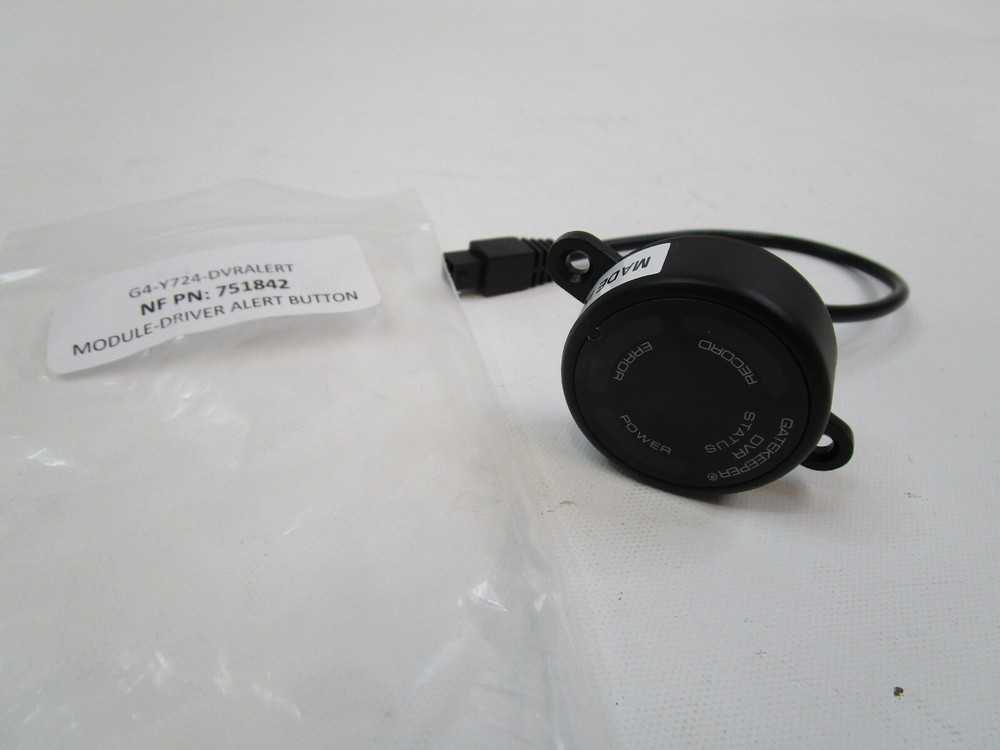 New GATEKEEPER DVR School Bus Module Driver Alert Button Status Indicator 751842
