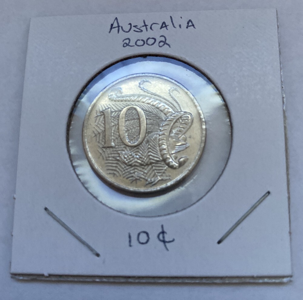 2002 Australia 10 Cent Coin B14