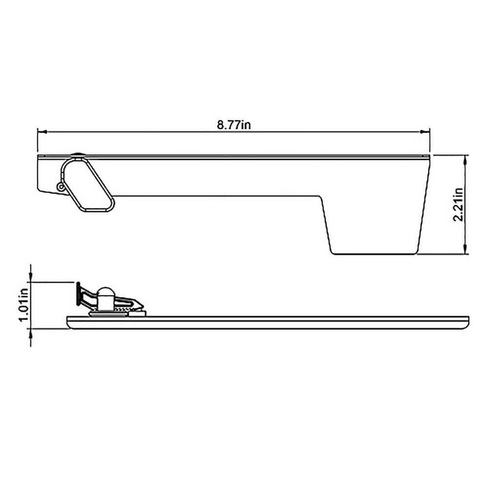 Replacement Aluminium Mailbox Flag Kit Red