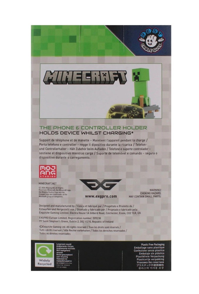 🔥NEW🔥 Minecraft: Creeper Cable Guy R.E.S.T Controller Holder