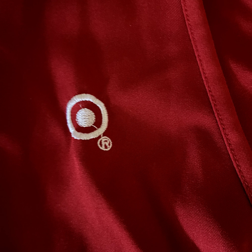 Target Store Employee Red Work Vest Uniform Size Small buttons pockets