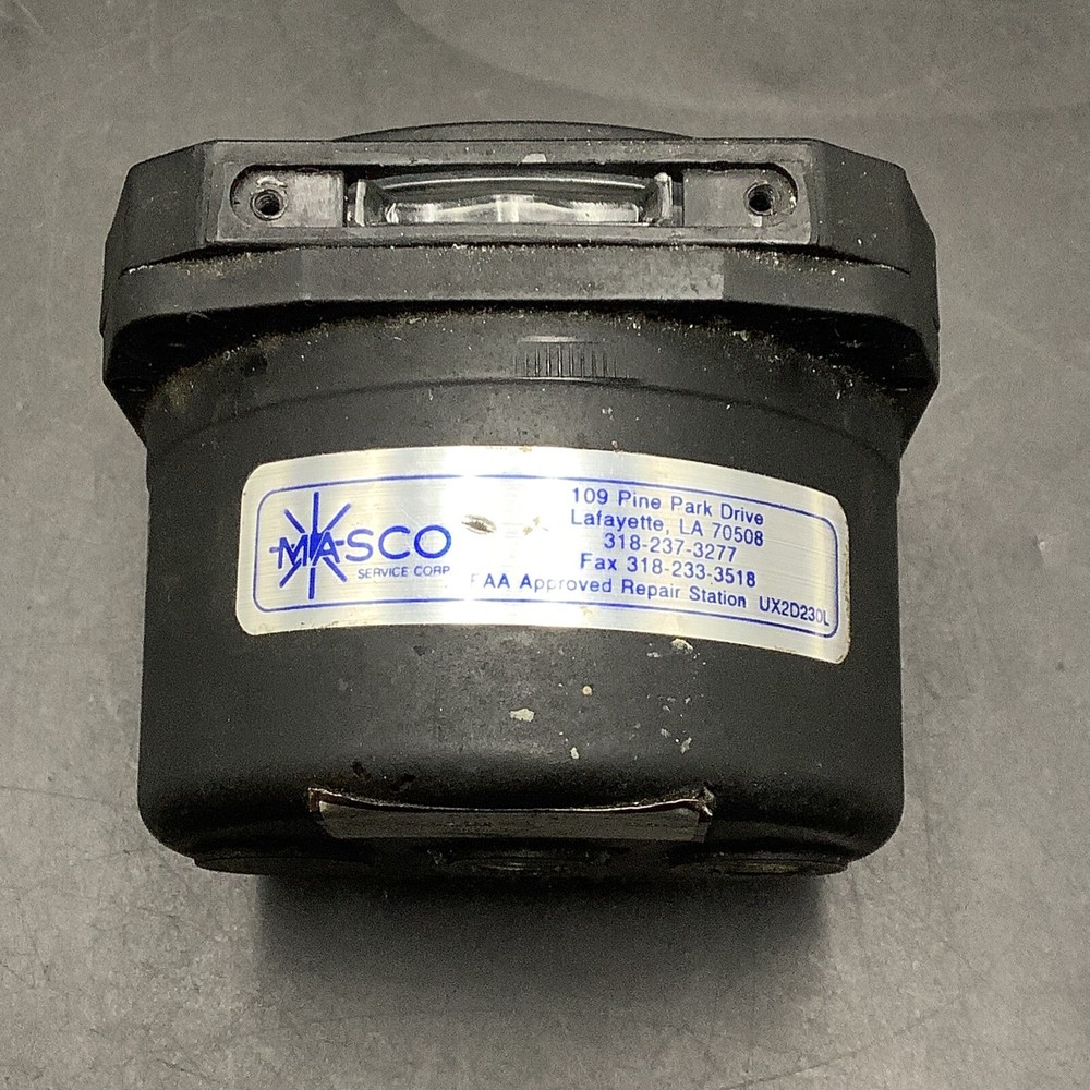 United Instruments Inc. Airspeed Indicator 0-150 MPH P/N: 8000 Code B. 336