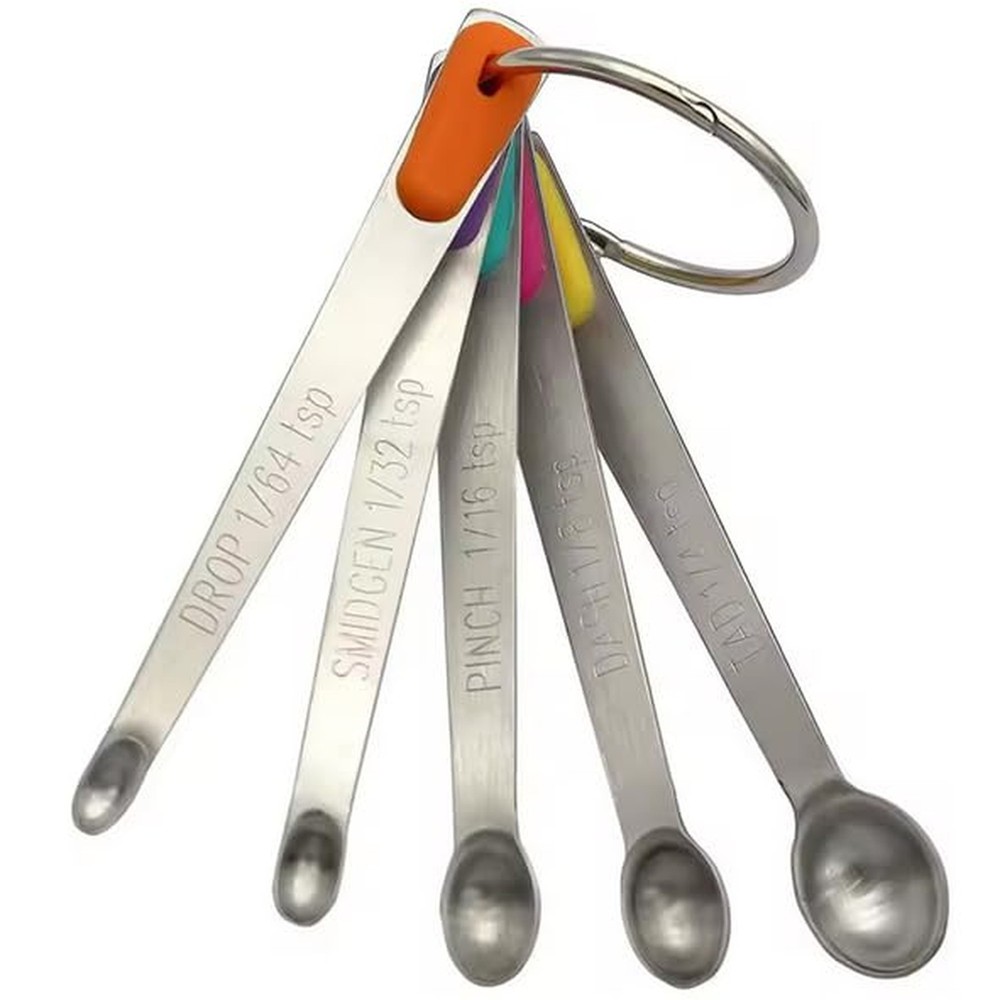 Measuring Spoons Set, Mini Tiny Tsp Teaspoon Measuring Spoons, Small Stainles...