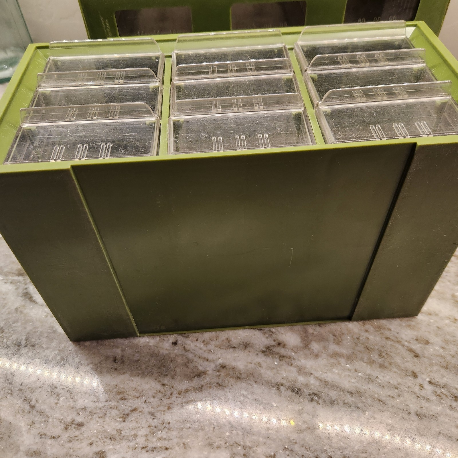 Akro-Mils Green 27 Drawer Storage Cabinet P-1. Bin organizers