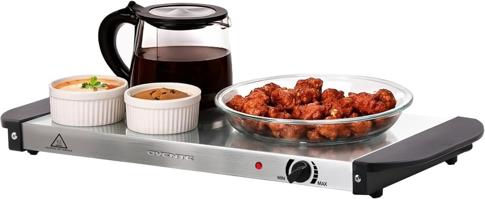 Electric Warming Tray - Adjustable Temperature Control for Buffets & Parties