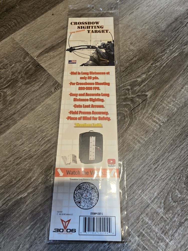 30-06 Crossbow Sighting Target