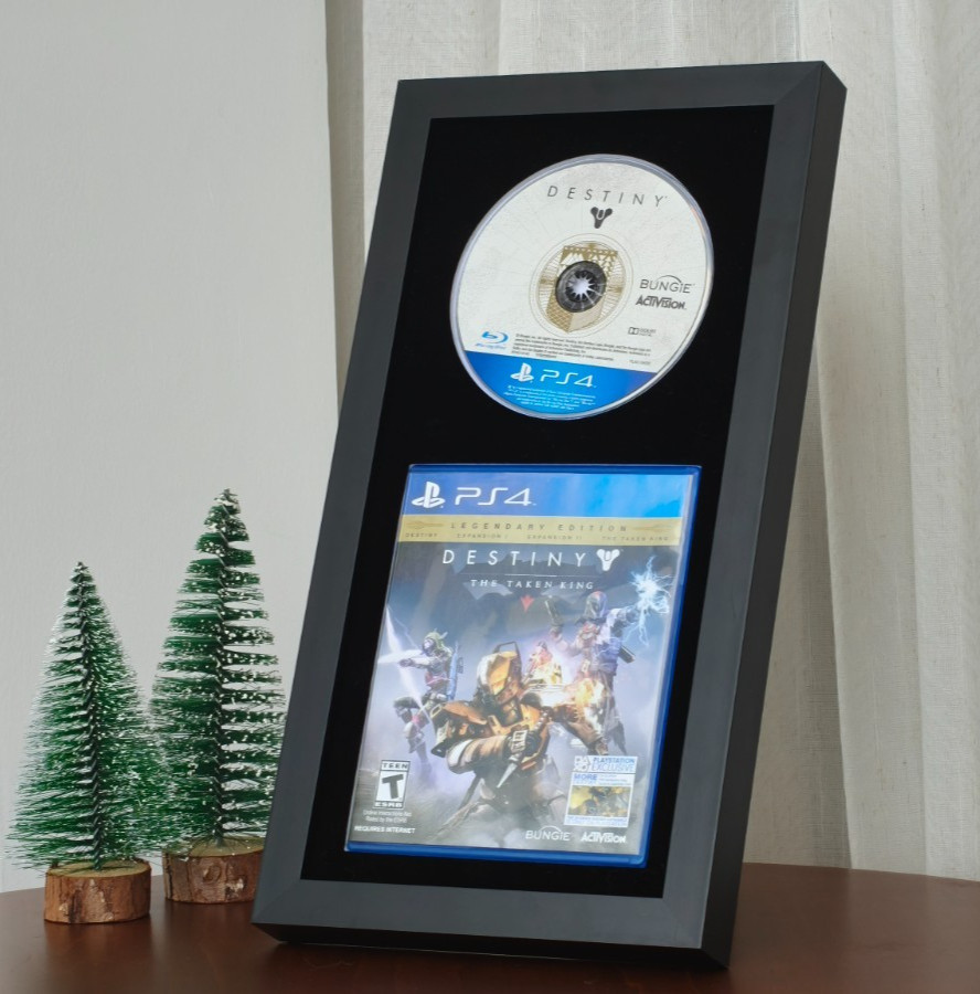 Video Game Display Frame, PS5/PS4/PS3/XBOX Game Case and Disc Display Frame