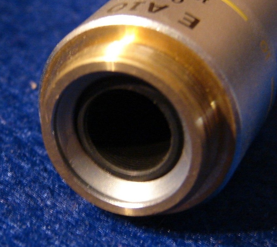 Olympus E A10 Microscope Objective 10X 0.25 NA 160/-