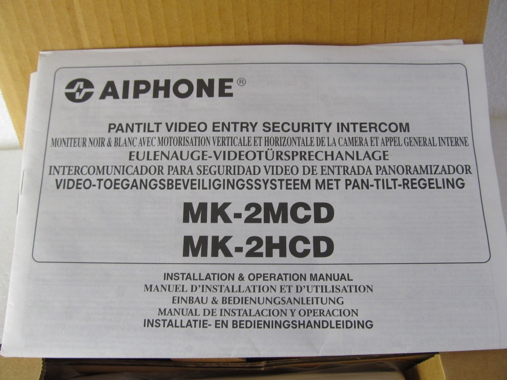 Aiphone MK-2MCD Pantilt Video Entry Security Intercom Phone New in Box