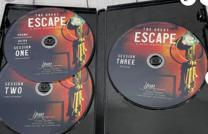 The Great Escape: A Beth Moore Study (3 DVD Sessions _