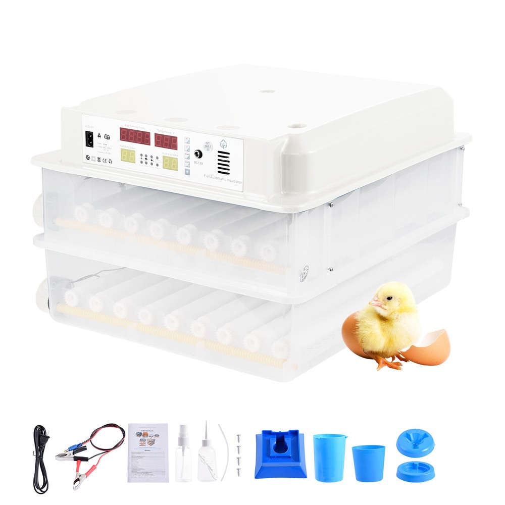 Incubator Automatic Digital Chicken Egg Hatcher 120 Eggs Temperature Control