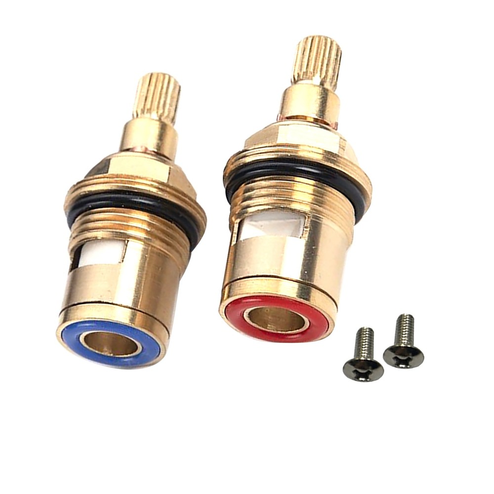 Ceramic 2Pcs Replacement Tap Cartridge Valve Kitchen Basin Mixer