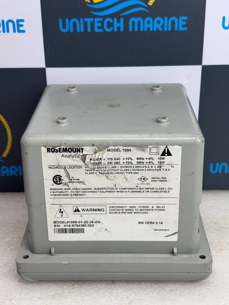 Rosemount Emerson 1056-01-20-38-AN- Analyzer 1056