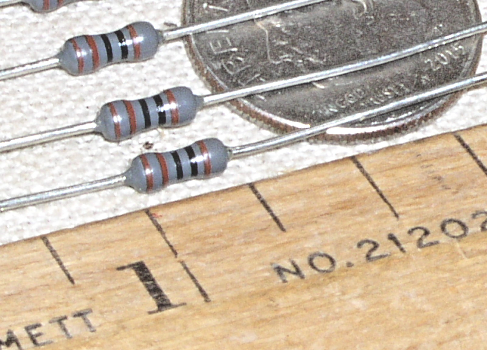 10 NEW 1K 1 K METAL FILM MF 1 KILO 1000 OHM 1/4 W .25 W WATT 1% RESISTOR FR SHIP