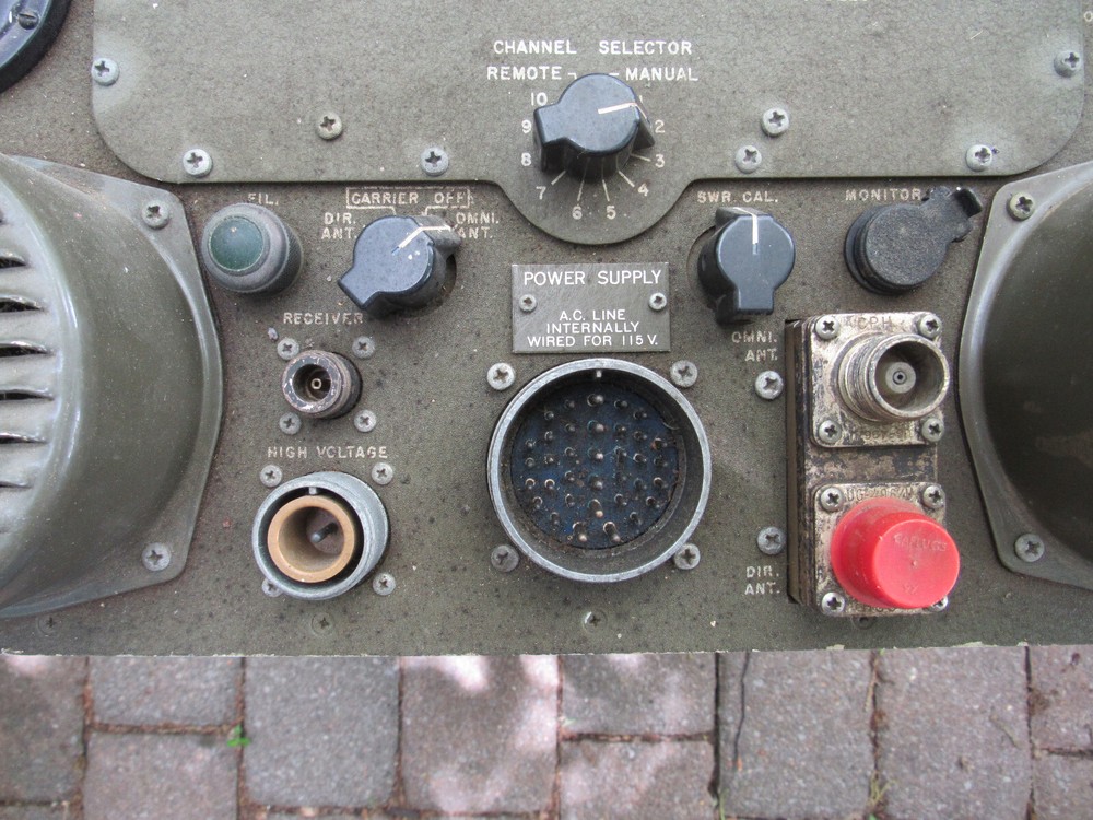 Vintage US Military Radio Transmitter T-217A/GR General Motors Co HAM Radio